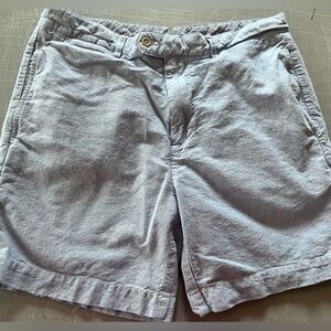 Daniel Cremieux Blue Flat Front Shorts Size 32 Berkeley Cotton Dressy Preppy
